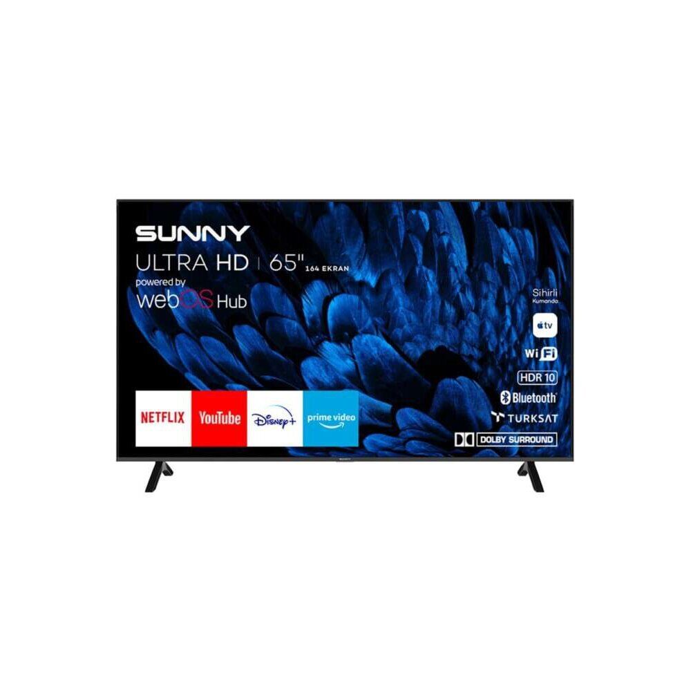 Sunny SN65FMN252 65'' 165 Ekran Uydu Alıcılı 4K Ultra HD Smart WebOS LED TV - Görsel 1